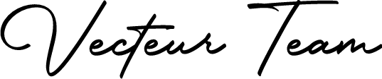 Handwritten signature: Vecteur Team